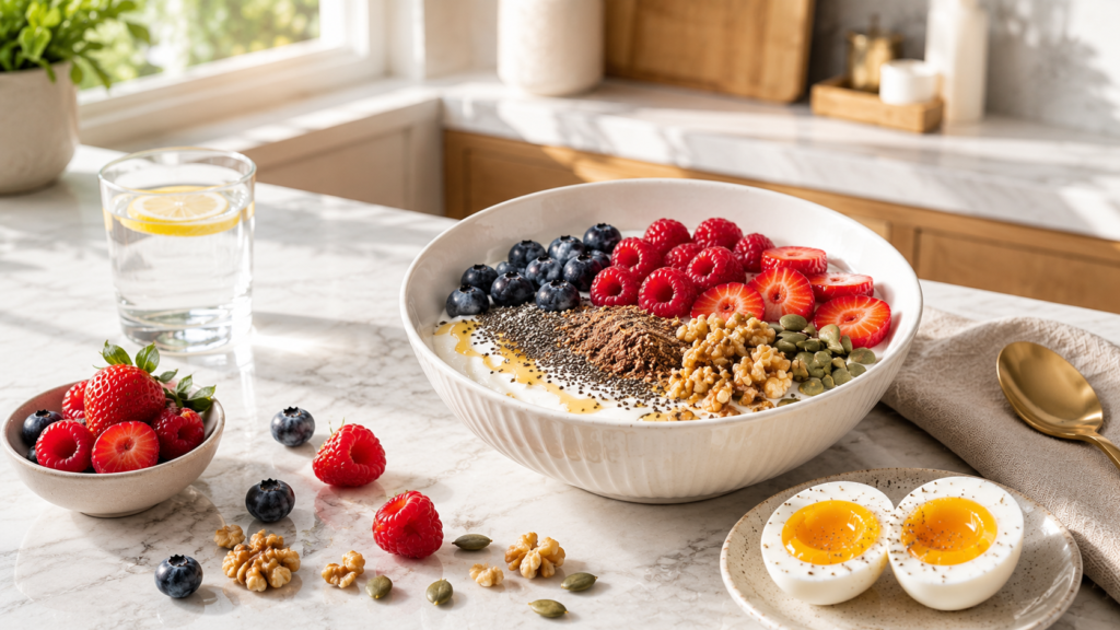 High-Protein Breakfast Bowls for Perimenopause: The Real Science of Morning Satiety