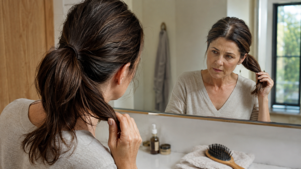 Menopause Hair Loss Solutions: Ingredients and Products That Restore Density